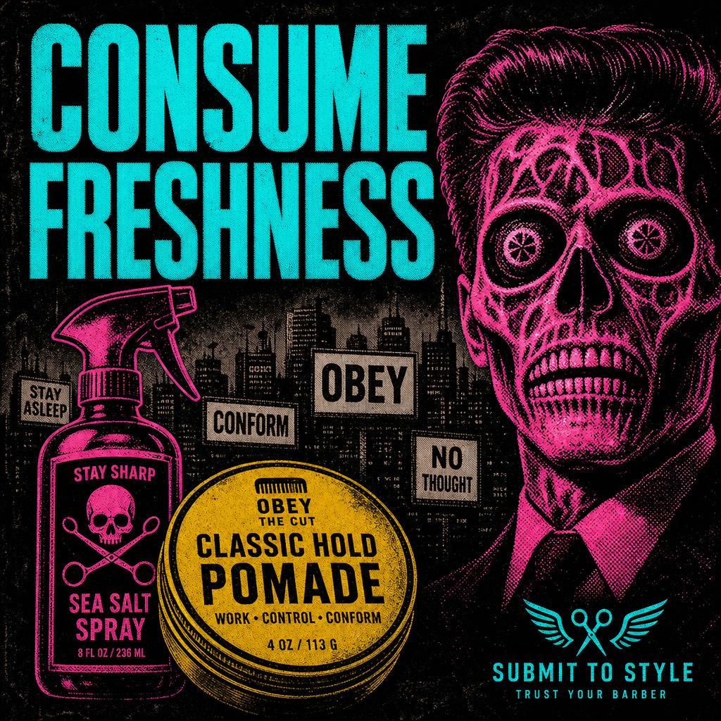 CONSUME FRESHNESS — Society Barbers