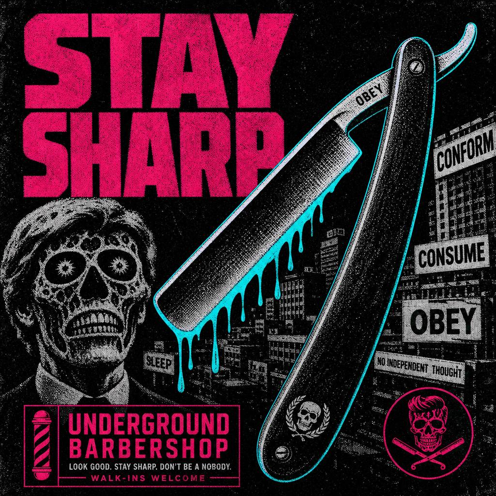 STAY SHARP — Society Barbers